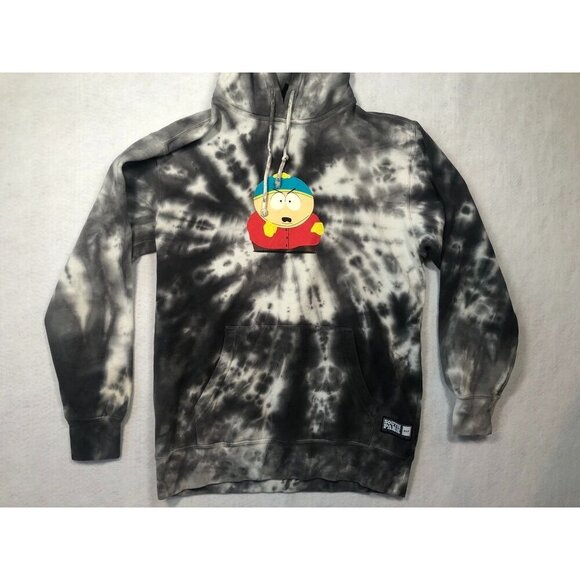 HUF x South Park Hoodie Sweatshirt Tie Dye Cartman Screw You Hippie Adult Medium - Picture 1 of 8